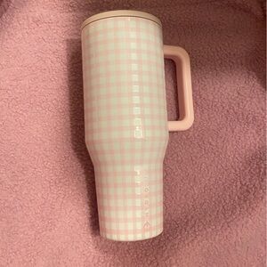 Hydrojug Pink Gingham Tumbler